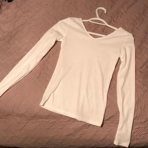 long sleeve while shirt